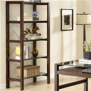  Skillman Bookcase with 5 Glass Shelves