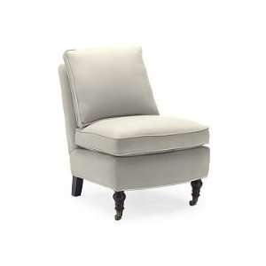 Williams Sonoma Home Kate Slipper Chair, Belgian Linen 
