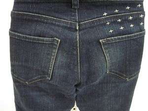 TSUBI Blue Denim Zipper Skinny Jeans Pants Size 9  