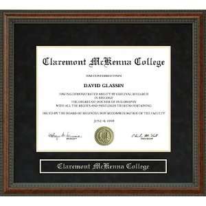  Claremont McKenna College (CMC) Diploma Frame Sports 