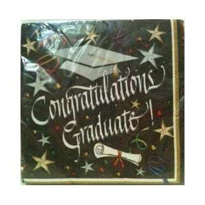  Congratulations Graduate Class Act Lunch Napkins 24 2 ply 