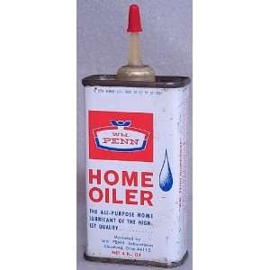  Vintage Wm Penn 4 fl oz Handy Oiler Household Oil Can 