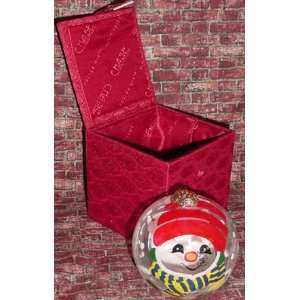  Inside Art Snowman (Transparent) Christmas Ornament