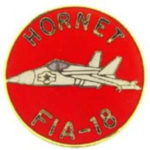  F1A 18 Hornet Airplane Pin Red 1 Arts, Crafts & Sewing