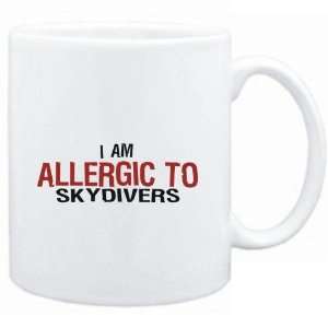    Mug White  ALLERGIC TO Skydivers  Sports