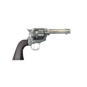  Revolver Cowboy, decorated wooden grip, iron Everything 