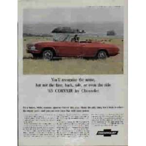  1965 Chevrolet Corvair Monza Convertible Ad, A3941 