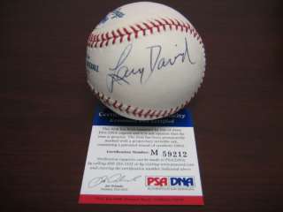Larry David Signed Baseball (PSA/DNA)  