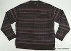 CLAIBORNE Mens 100% MERINO WOOL Sweater size XL Fair Isle Pattern 