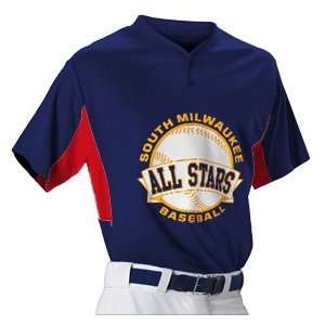  Alleson 506HCY Youth Two Button Custom Baseball Jerseys NA 