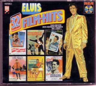 Elvis Presley 32 Film Hits West Germany 2 CD Classic 60  