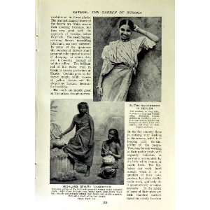   c1920 CEYLON WOMENS FASHION SINHALESE PLUMBAGO COLOMBO