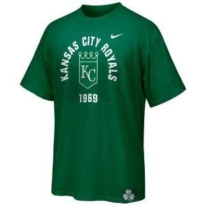   Royals Kelly Green St. Paddys Day Washed T shirt