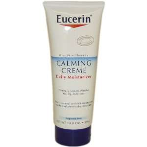  Eucerin Dry Skin Therapy Calming Creme, 14 Ounce Tubes 
