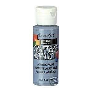  Deco Art Crafters Acrylic All Purpose Paint 2 Ounces sky 