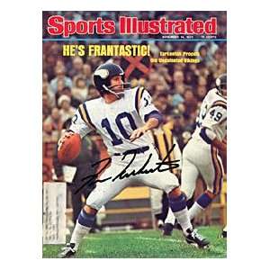 Fran Tarkenton Autographed / Signed November 10, 1975 Sports 