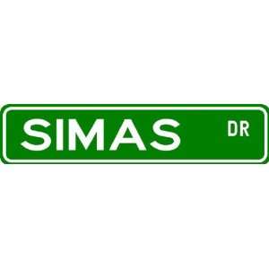  SIMAS Street Name Sign ~ Family Lastname Sign ~ Gameroom 