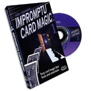  Magic DVD Impromptu Card Magic Vol. 1 by Aldo Colombini 