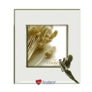  Silver Plated Photo Frame Pheasant Pewter Emblem Patio 