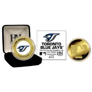 BSS   Toronto Blue Jays 24Kt Gold And Color Team Commemorative Coin