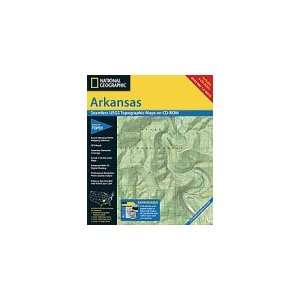   Geographic TOPO Arkansas Map CD ROM (Windows) GPS & Navigation