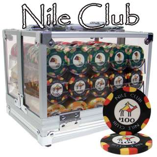 1000 ct Pharaohs Club Poker Chips