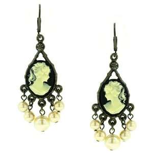    1928 Boutique Kimberlys Cameos Chandelier Earrings Jewelry