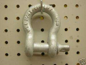SHACKLE, CLEVIS 3 1/4 TON WWL, TOW AXLE FREE SHIP  