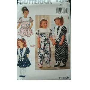  CHILDRENS DRESS & JUMPSUIT SIZES 2 3 4 EASY BUTTERICK 