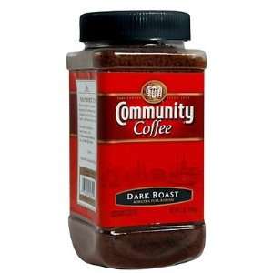 Community Coffee Instant Coffee, Dark Roast, 7 oz, 4 ct (Quantity of 2 