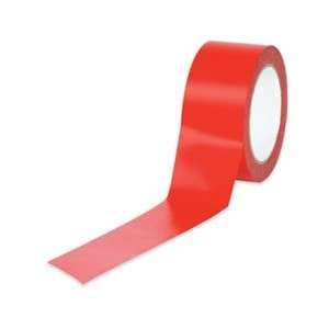  2in x 36 yds. Red Solid Vinyl Safety Tape