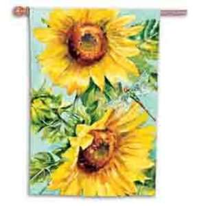  Toland Standard Garden & Floral Art flags, Two Sunflowers 