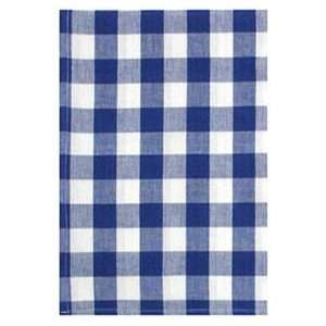  Durable Hand Woven 100% Cotton Picnic Check Blue Dishtowel 