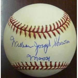 Moose Skowron Autographed Baseball   Bill Full Name AL JSA COA 