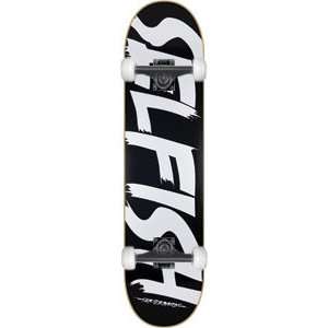   Street Complete Skateboard   8.0 Black/White w/Mini Logos Sports
