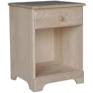  International Concepts Unfinished Nightstand