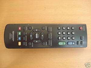 Sharp GA695WJSA LCDTV LCD TV Black Remote Control #133  