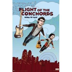  Flight of The Concords, Born To Folk Music Poster