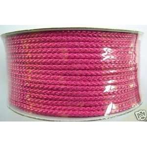   Narrow Braided Cording Shocking Pink .125 Inch Arts, Crafts & Sewing