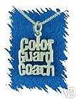 Sterling Silver Color Guard Coach Charm