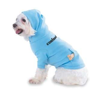  confused Hooded (Hoody) T Shirt with pocket for your Dog 