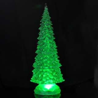 Crystal 5 Multi Color Crystal LED Flash Christmas Tree Lights XMAS 