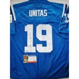 Johnny Unitas Signed Uniform   PSA D17080   Autographed NFL Jerseys 