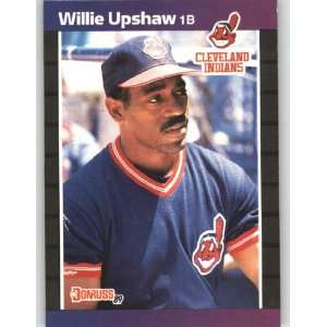  1989 Donruss #492 Willie Upshaw   Cleveland Indians 