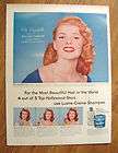 1954 lustre creme shampoo ad movie star rita hayworth returns