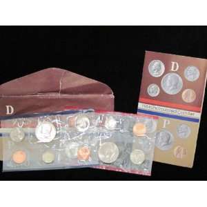  1984 US Mint Set 12pc Set D&P Uncirculated Coins 