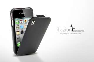 SGP Leather Case illuzion Legend Black   Apple iPhone4  