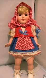 1950s German Celluloid Doll Germany All Original  