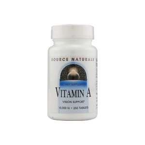  Source Naturals Vitamin A    10000 IU   250 Tablets 