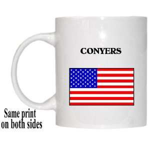  US Flag   Conyers, Georgia (GA) Mug 